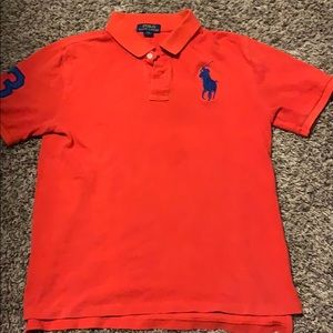 Red polo raulph lauren polo shirt
